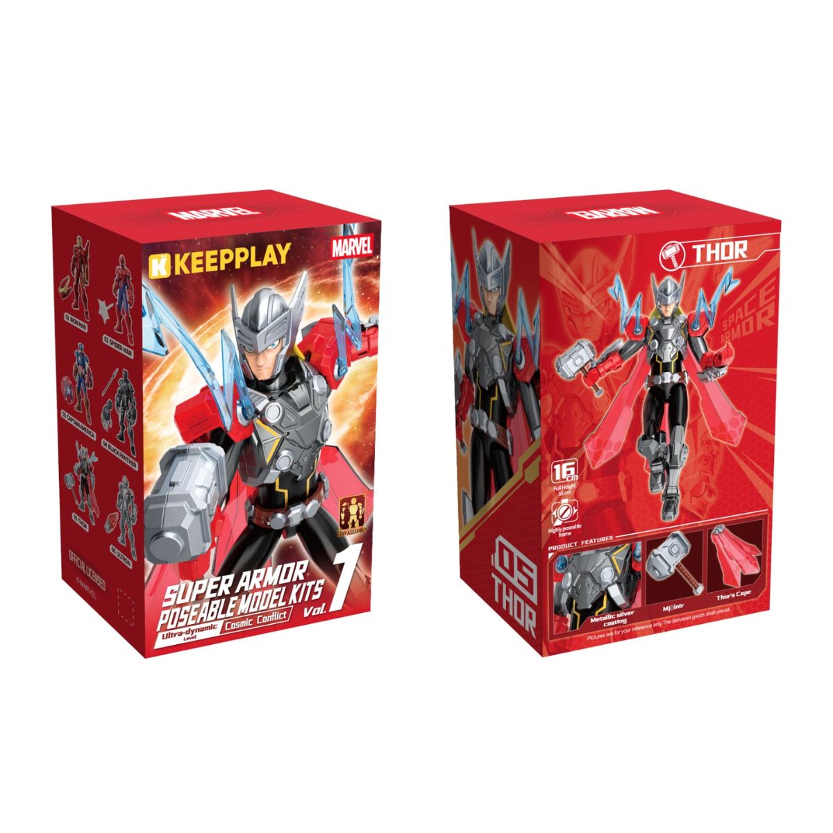 Marvel Super Armor Block Assembly Model Toy - Thor KEEPPLAY 73074