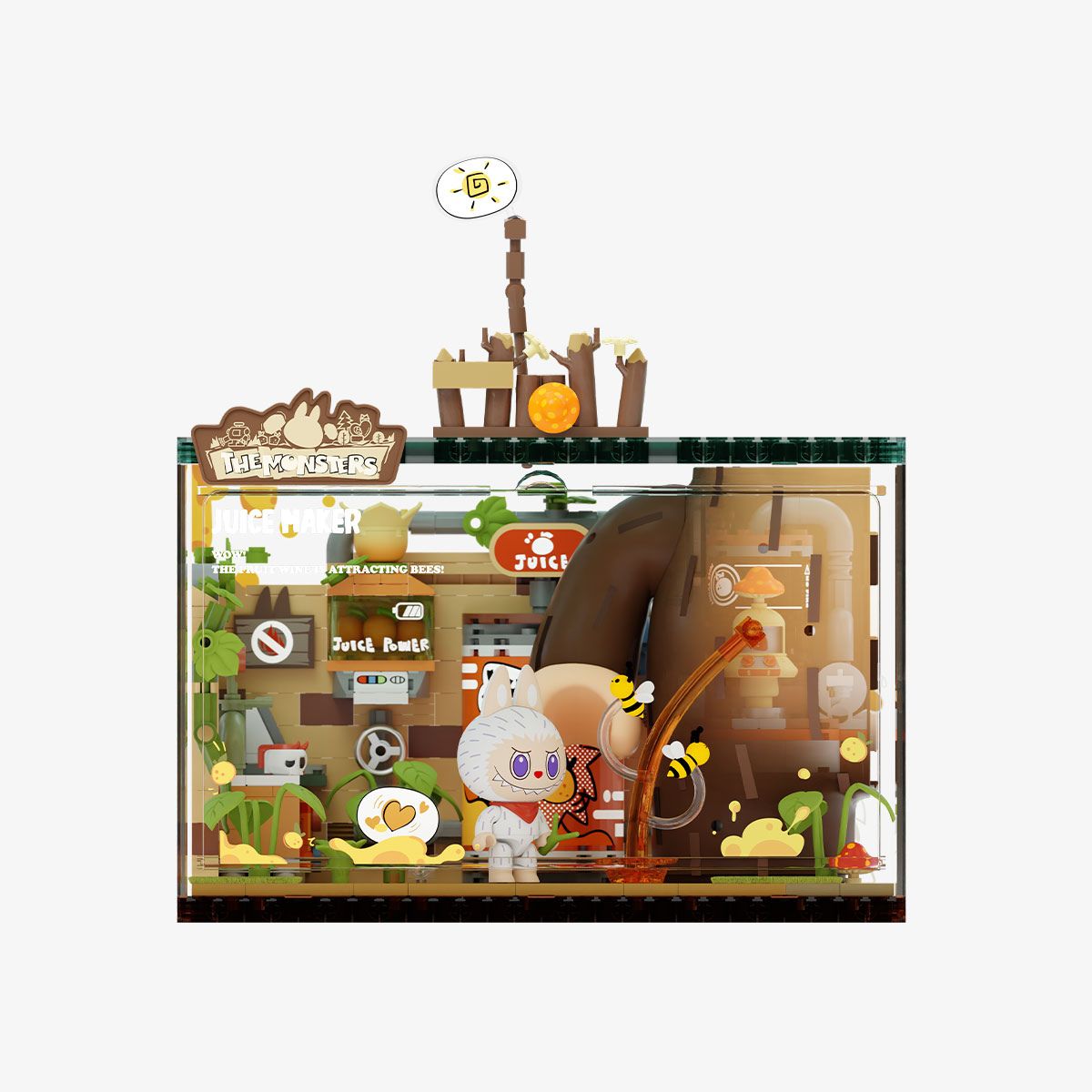 Đồ Chơi Mô Hình Lắp Ráp The Monsters Forest Secret Base Juice Maker PO