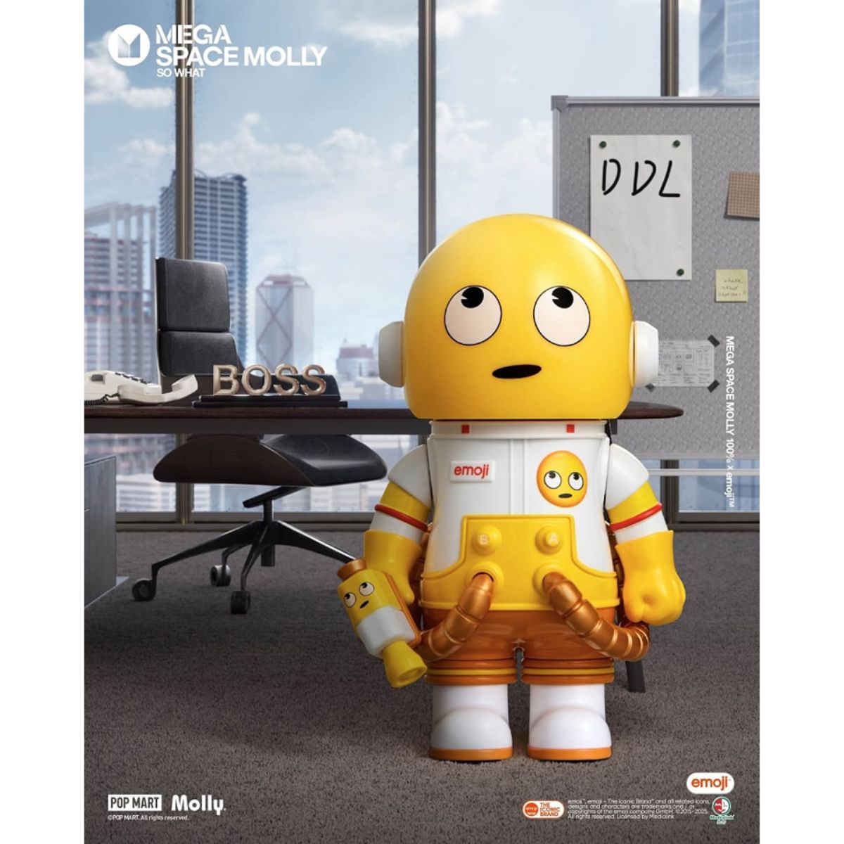 Mega Space Molly 100% X Emoji Model？Series POP MART 6931571078188