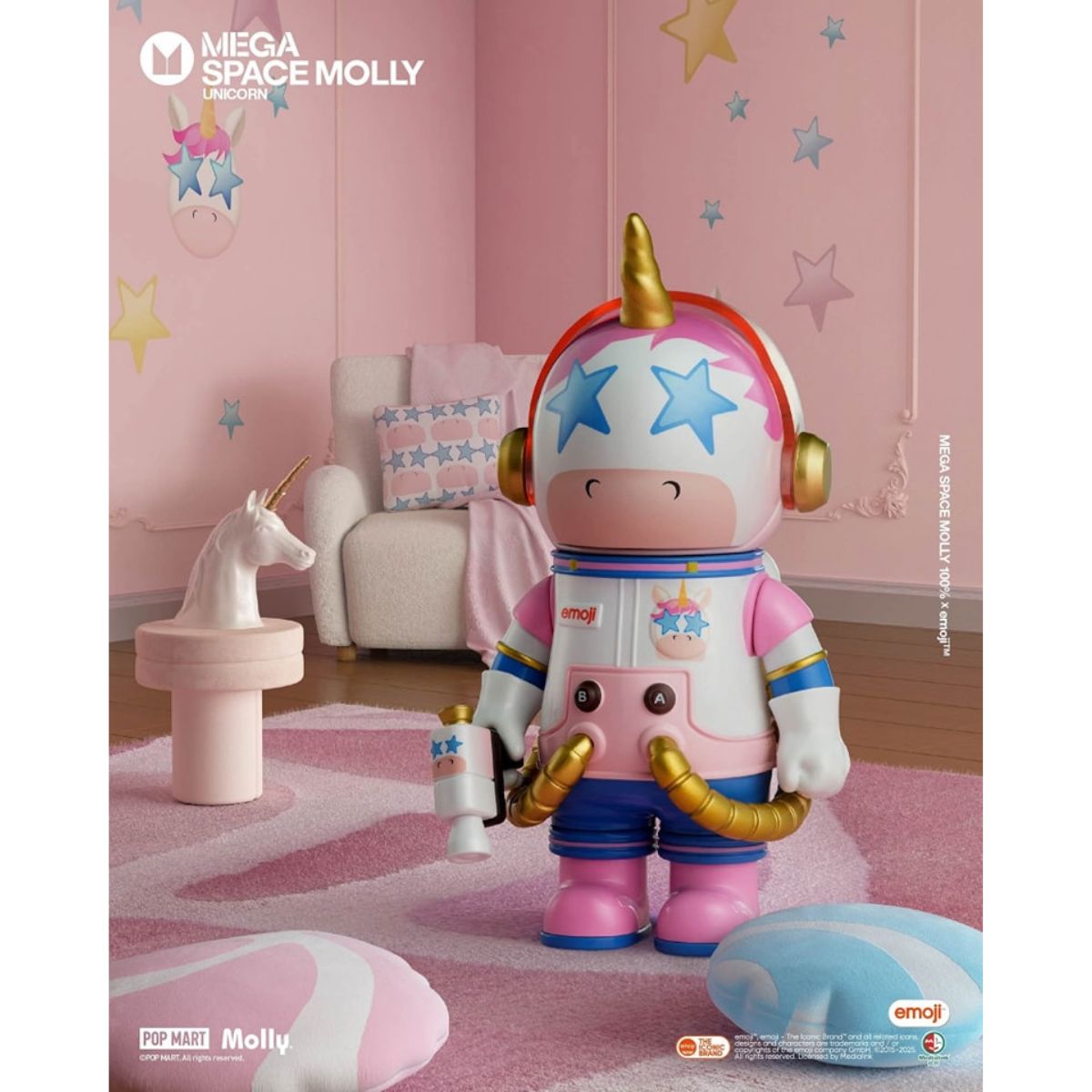 Mega Space Molly 100% X Emoji Model？Series POP MART 6931571078188