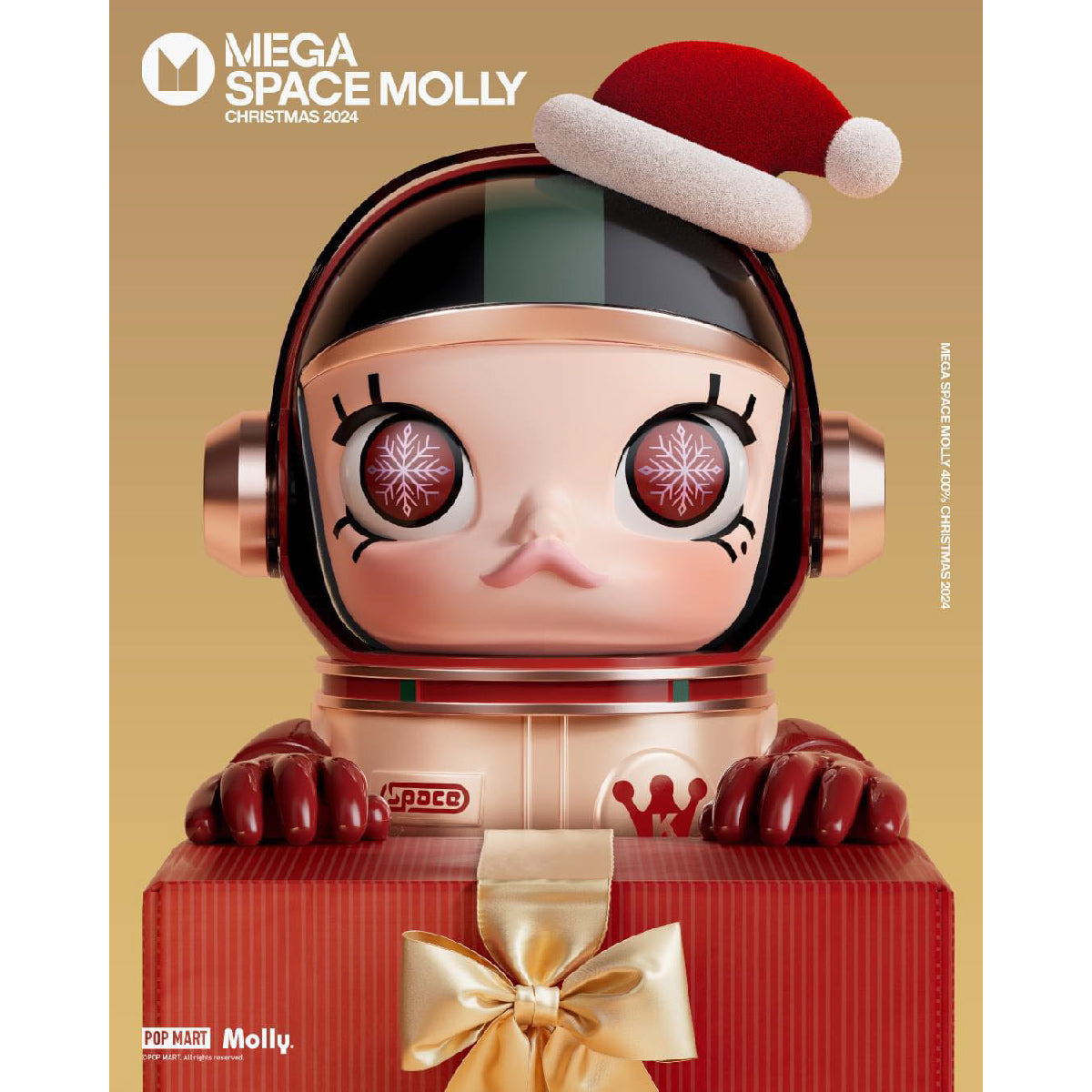 Mega Space Molly 400% Christmas 2024 POP MART Model 6941848279859