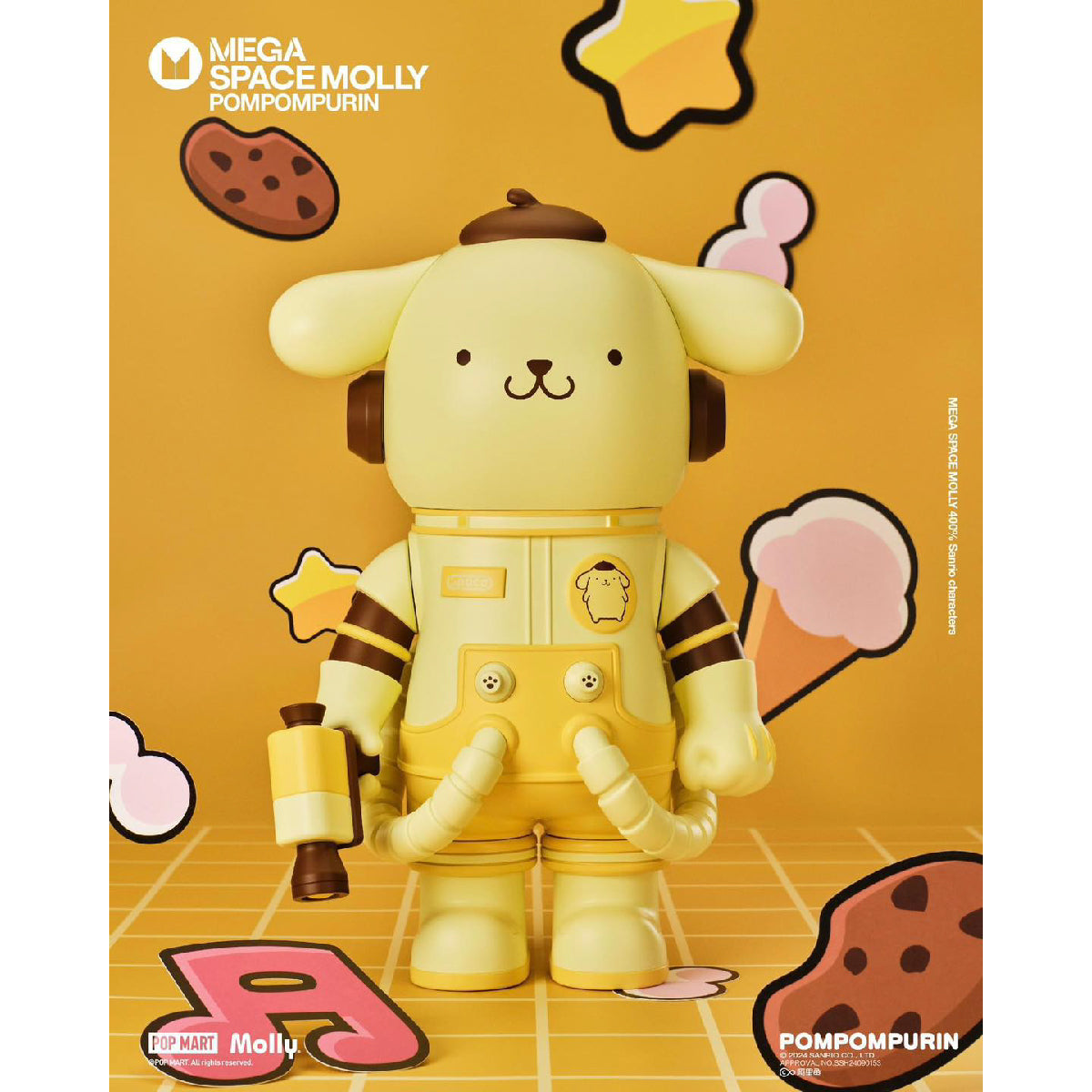 Mega Space Molly 400% Sanrio Characters Series Figure 6941848289247