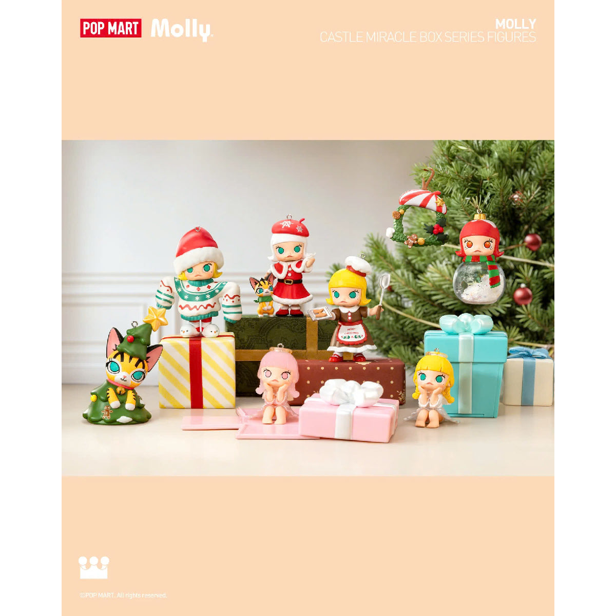 新品未開封品1箱POPMART MOLLY Castle Miracle Box MOLLY Castle Miracle Box Series Figures - POP MART (United