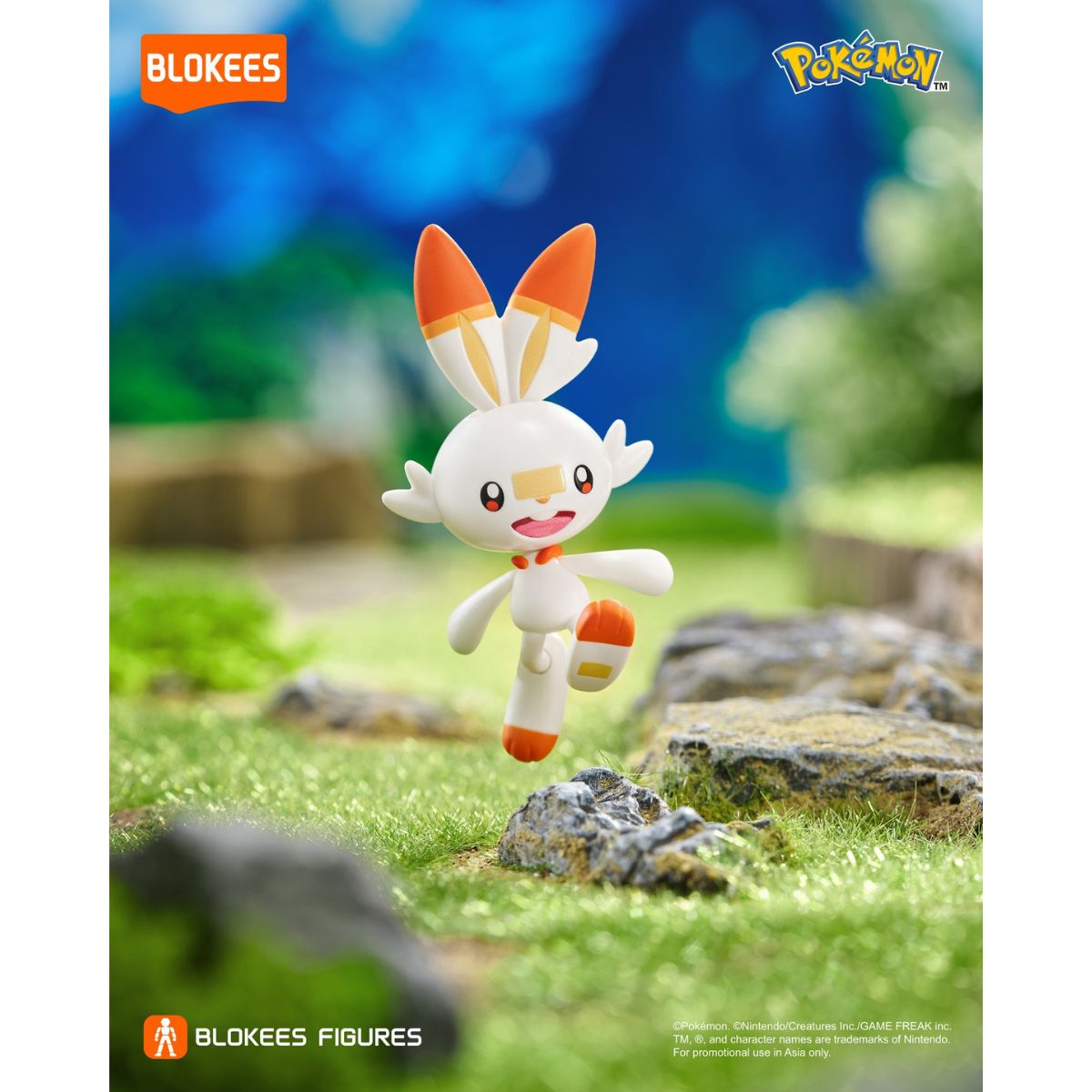 Đồ Chơi Mô Hình Pokemon CV-S Scorbunny BLOKEES 74011