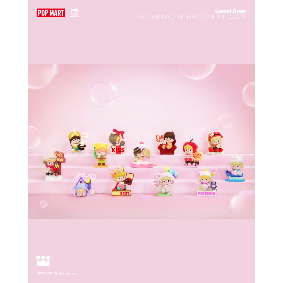 Sweet Bean The Language Of Love Series Figures POP MART 6931571068691