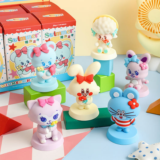 Đồ Chơi Mô Hình Swimmer Showa Series Figurine Surprise Blind Box OTHER ART TOYS JS-0331