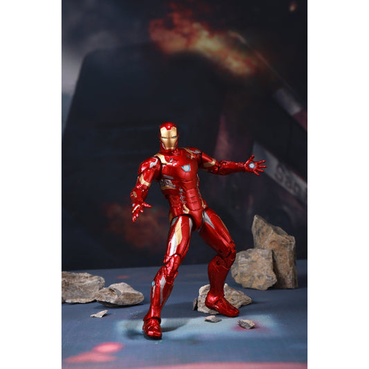 Mô Hình Tác Chiến Iron Man MK46 Tích Hợp Bệ Ánh Sáng ZD TOYS 1606-02