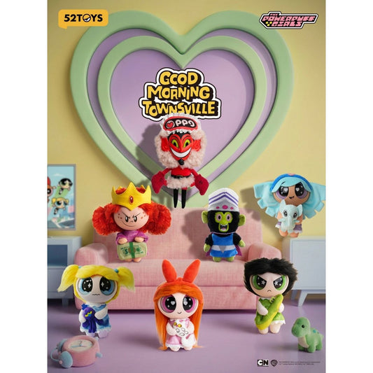 Đồ Chơi Mô Hình The Powerpuff Good Morning Townsville Plush Charm 52TOYS 6958985057813