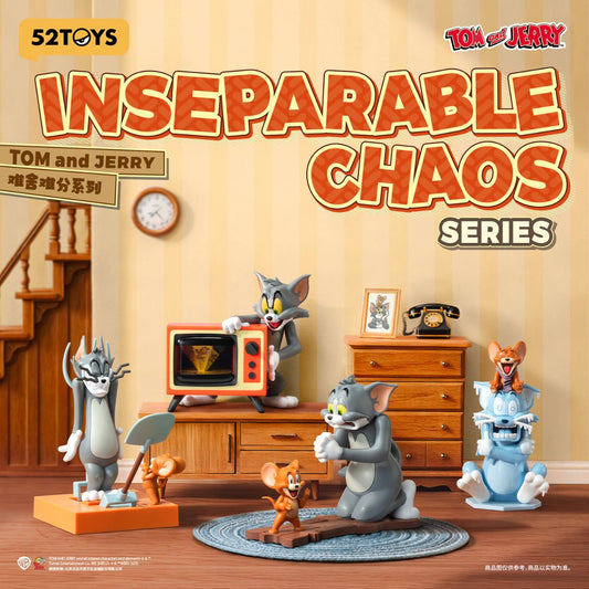 Đồ Chơi Mô Hình Tom And Jerry-Inseparable Chaos Series 52TOYS 6958985073882