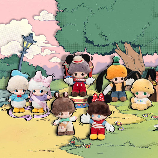 DIMOO WORLD × DISNEY Series-Vinyl Plush Keychain