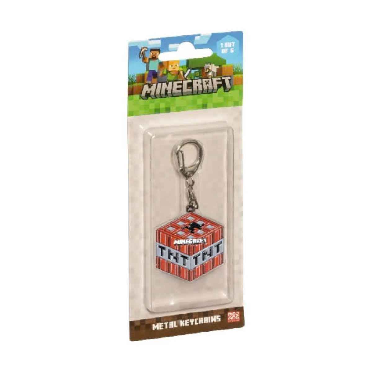 Móc Khóa Minecraft Bằng Kim Loại Mẫu 5 MINECRAFT PMI MC6010