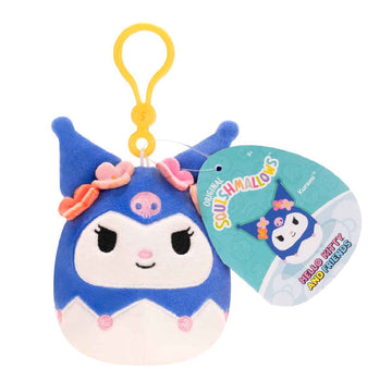Đồ Chơi Móc Khoá Nhồi Bông 3.5 Inch Kuromi SQUISHMALLOWS SQSN00599