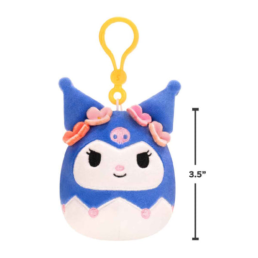 Đồ Chơi Móc Khoá Nhồi Bông 3.5 Inch Kuromi SQUISHMALLOWS SQSN00599