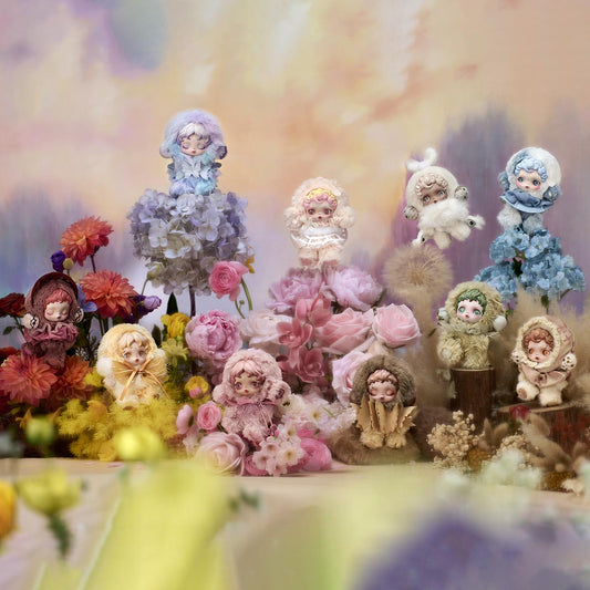 SKULLPANDA L'impressionnisme Series Plush Doll keychain