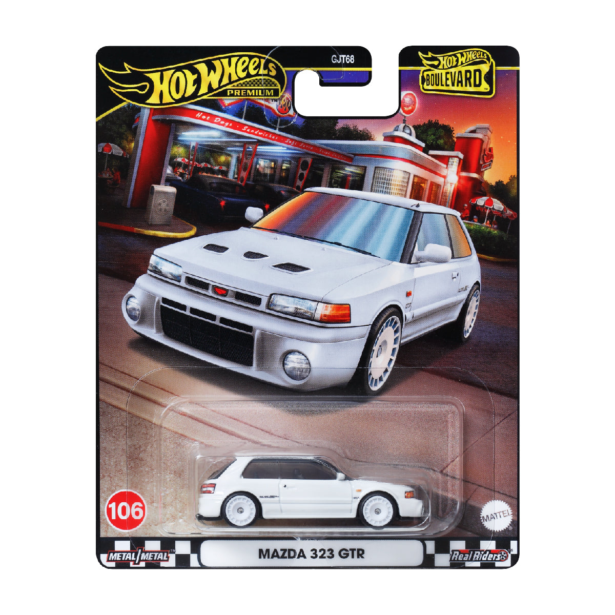 Siêu Xe BOULEVARD MAZDA 323 GTX TURBO Hot Wheels GJT68