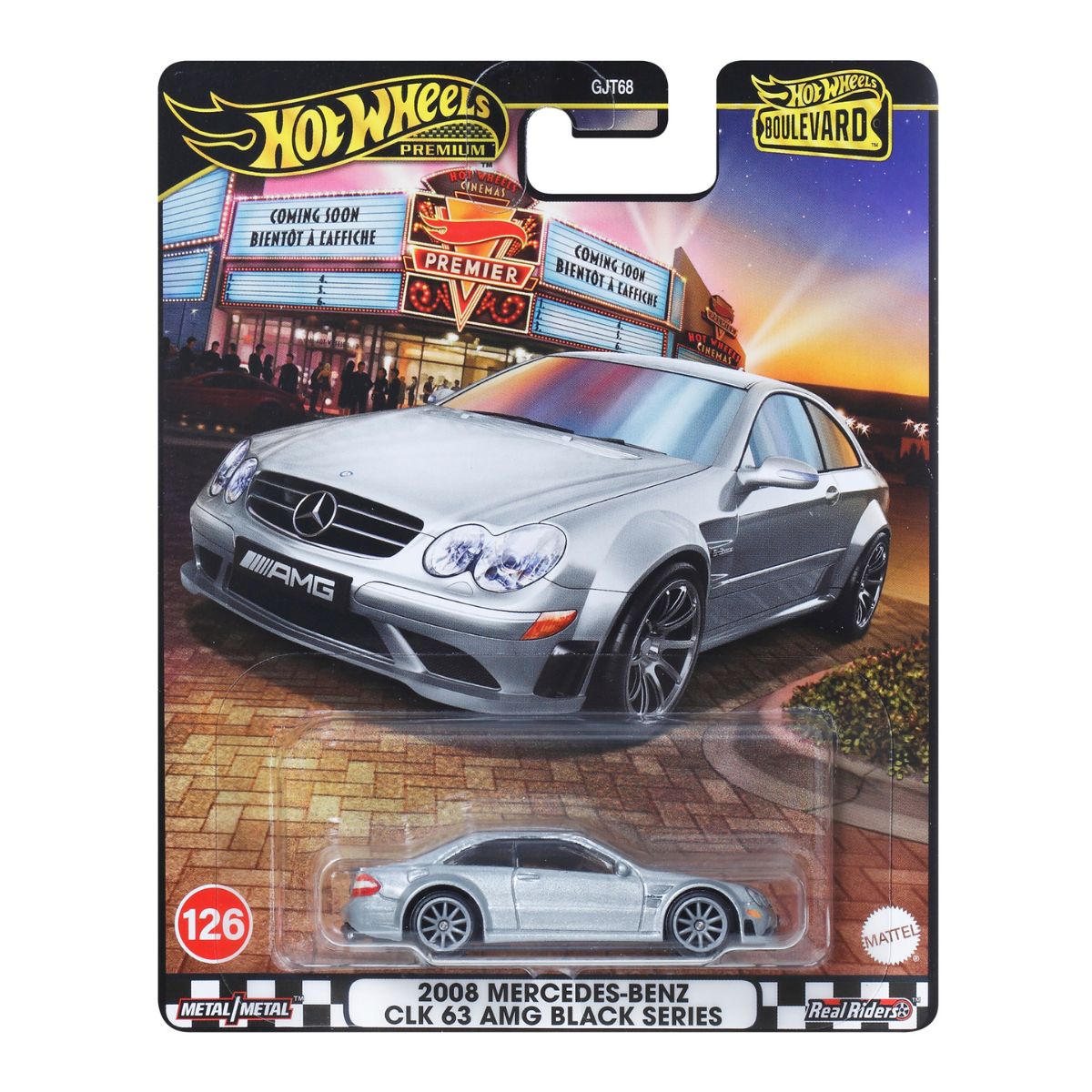 Đồ Chơi Mô Hình Siêu Xe Boulevard - Mercedes Benz Clk 63 Amg Black Series HOT WHEELS GJT68