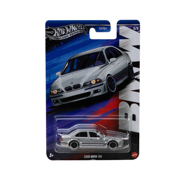 Đồ Chơi Mô Hình Siêu Xe Celebrations 2001 BMW M5 E39 HOT WHEELS JBY58/GRT01