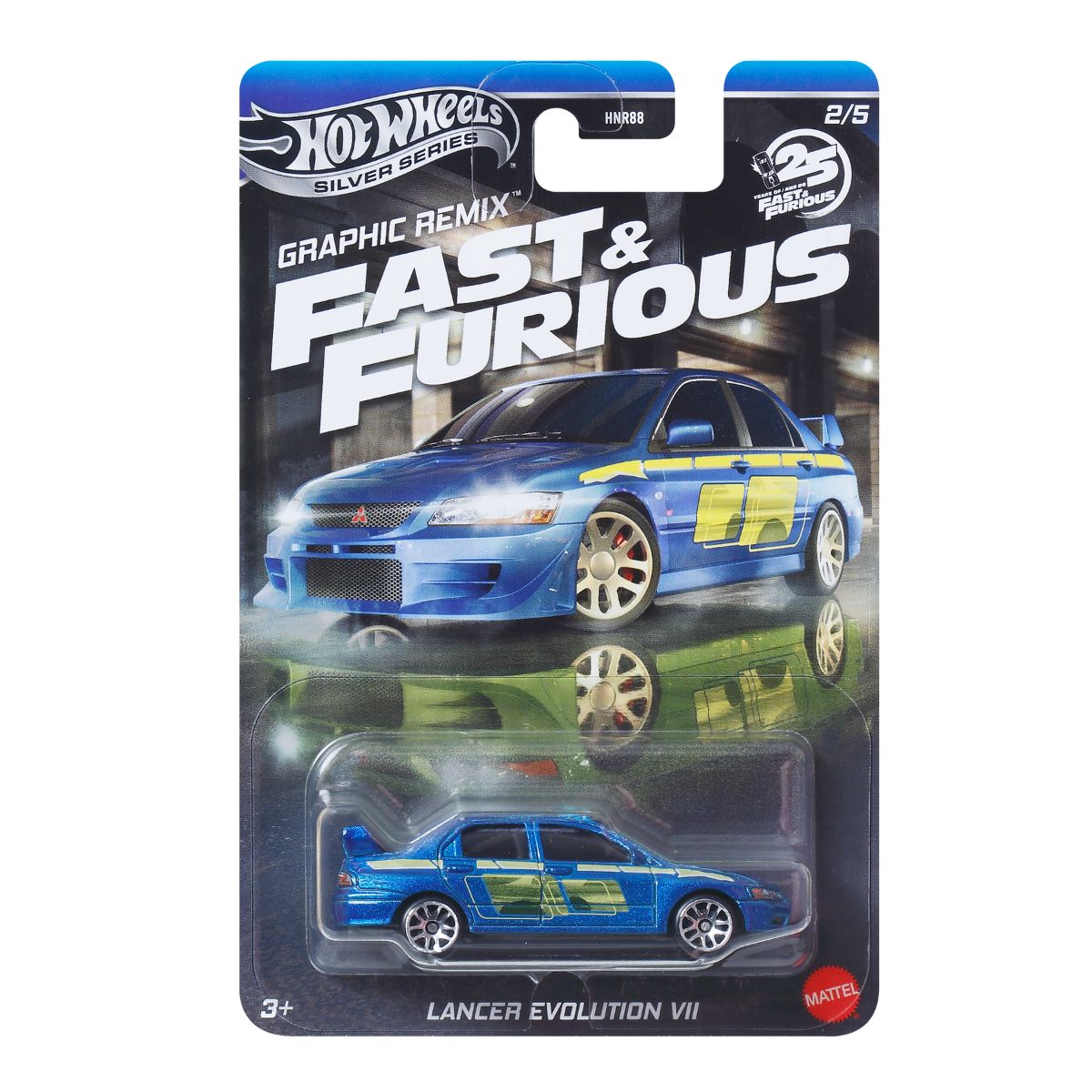 Fast and Furious Lancer Evolution VII Super Car Model Toy HOT WHEELS JBY47/HNR88
