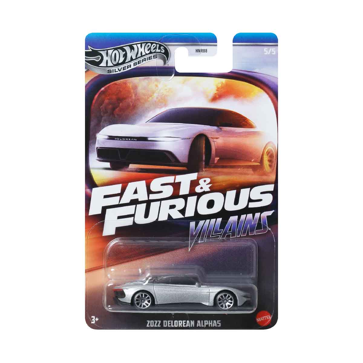 Đồ Chơi Siêu Xe Fast&Furious 2022 Delorean Alpha5 HOT WHEELS HNR88
