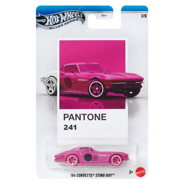 Đồ Chơi Siêu Xe Pantone - 64 Corvette Sting Ray HOT WHEELS JKY55/JKY47
