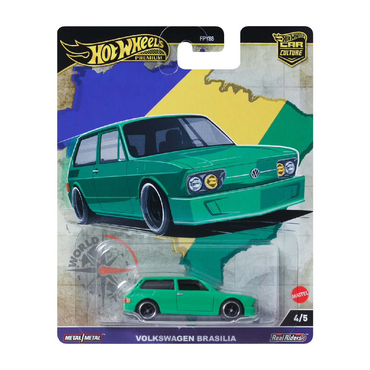 Siêu Xe Sang Trọng VW BRASILIA T9678 Hot Wheels FPY86
