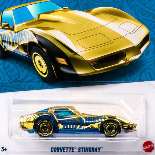 Đồ Chơi Siêu Xe Phiên Bản Ngọc Trai - Corvette Stingray (Chase) HOT WHEELS HDH54