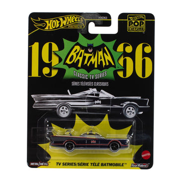 Pop Culture Super Car Model Toys - 1966 TV Series Batmobile HOT WHEELS JBL83/HXD63