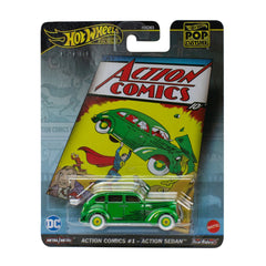 Pop Culture Super Car Toys - Action Comics #1 Sedan (Graphics) HOT WHEELS HXD63