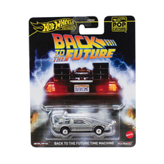 Pop Culture Super Car Model Toy - BTTF DeLorean DMC12 HOT WHEELS JBL65/HXD63