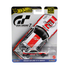 Pop Culture Super Car Model Toys - Nissan Skyline GTR (BNR34) HOT WHEELS HXD63