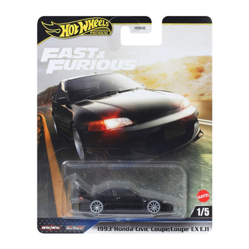 Đồ Chơi Mô Hình Siêu Xe Premium Fast&Furious 1993 Honda Civic Coupé EX [EJ1] HOT WHEELS JBL90/HNW46