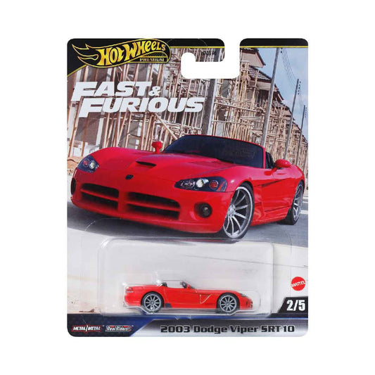 Đồ Chơi Siêu Xe Premium Fast&Furious 2003 Dodge Viper Srt10 HOT WHEELS HNW46