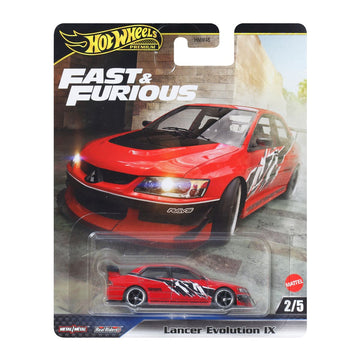 Premium Fast&amp;Furious 2003 Mitsubishi Lancer HOT WHEELS Super Car Model Toy JBM02/HNW46