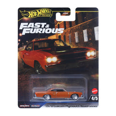 Premium Fast&amp;Furious 70 Plymouth Roadrunner Hot Wheels Supercar Model Toy HNW46