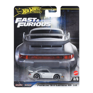 Premium Fast&amp;Furious Supercar Model Toy Porsche 911 Carrera RS 3.8 HOT WHEELS JBM03/HNW46