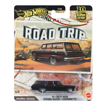 Đồ Chơi Siêu Xe Sang Trọng 64 Chevy Nova Station Wagon HOT WHEELS JKF39/FPY86