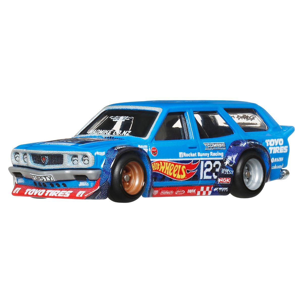 Đồ Chơi Mô Hình Siêu Xe Sang Trọng Mazda RX3 Wagon (Mad Mike) HOT WHEE
